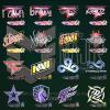 2022 Rio Major, 2021 Antwerp csgo Print Set Peripheral Stickers, Titan Holographic Stickers (2022 Antwerp Holographic Stickers 1 Set of 16) view 1