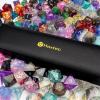Haxtec Mystery DND Dice Set Sharp Edge Resin Dice with Dice Case Handmade Polyhedral D&D Dice Set for TTRPG Dungeons and Dragons DND Gifts view 1