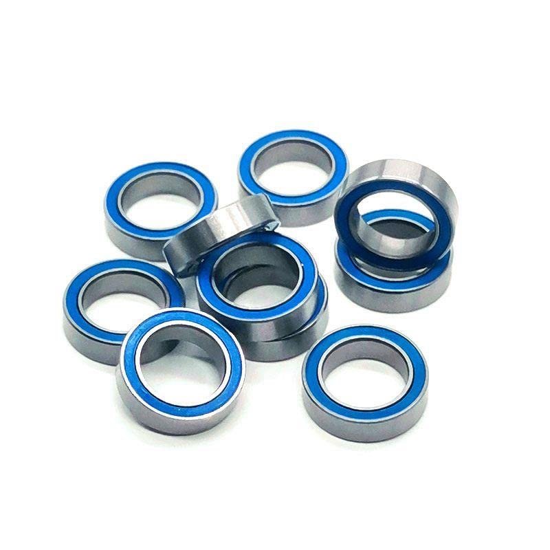 10Pcs 6700RS Bearing 10x15x4mm ABEC-7 Hobby Electric RC Car Truck 6700 RS 2RS Ball Bearings 6700-2RS Blue Sealed