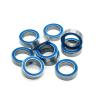 10Pcs 6700RS Bearing 10x15x4mm ABEC-7 Hobby Electric RC Car Truck 6700 RS 2RS Ball Bearings 6700-2RS Blue Sealed view 1