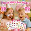 96 PCS Cute Candyland Candy Land Pre-Cut Temporary Tattoos for Kids Theme Birthday Party Decorations Supplies Favors Decor Stickers Tattoo Gifts for Girl Boys Noel School Rewards view 4