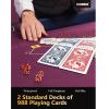Comie Poker Chips with Numbers,500PCS Poker Chip Set with Aluminum Travel Case,11.5 Gram Poker Set for Texas Holdem Blackjack Gambling. view 4