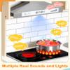 Play-Kitchen-for-Kids with 18 Pcs Toy Food & Kids Coffee Maker Wooden Kitchen Toys - 17Pcs Toy Coffee Maker Playset view 4