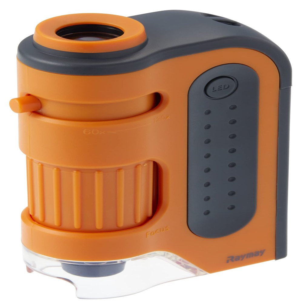 Raymay Fujii Microscope Handy Microscope Zoom Orange RXT1143D