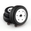 ZHIPAIJI Airplane Rubber Wheel, 1 pc Rubber Wheel with Aluminum Hub Dia 40/45/50/55 /60 Airplane Electric Retract Landing Turbojet for Airplane Plane Model Accessories Spare Part (Color : 40mm 1pc) view 1