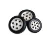 ZHIPAIJI Airplane Rubber Wheel, 1 pc Rubber Wheel with Aluminum Hub Dia 40/45/50/55 /60 Airplane Electric Retract Landing Turbojet for Airplane Plane Model Accessories Spare Part (Color : 40mm 1pc) view 3