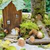 BESTonZON Mini Haystack Model 4 Pieces Small Hay Ornaments for Dollhouse Farm Scene Decoration DIY Accessories view 2