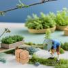 BESTonZON Mini Haystack Model 4 Pieces Small Hay Ornaments for Dollhouse Farm Scene Decoration DIY Accessories view 3