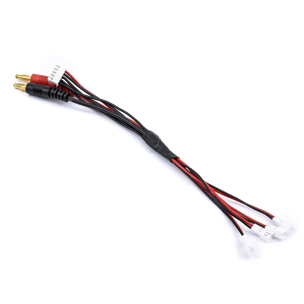RC Helicopter Aircraft Parts for IMAX B6 B6AC Charger 1S Lipo PH2.0 51005 Power Charging Cable Wire 4mm Banana Plug for Gaoneng BetaFPV RC FPV Drone for IMAX B6 B6AC Charger Replaceable Accessories (