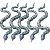 Inflatable Snake,5 Pack Fake Snakes 37.4 inch Large Inflatable Snakes for Garden Pool Halloween Decoration view 1