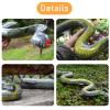 Inflatable Snake,5 Pack Fake Snakes 37.4 inch Large Inflatable Snakes for Garden Pool Halloween Decoration view 3