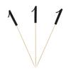 Black Glitter 1st Birthday Centerpiece Sticks, 12-Pack Number 1 Table Topper Anniversary Party Decorations view 1