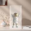 Hteedy Large Clear Acrylic Display Case for Collectibles Dustproof Showcase Plastic Box Protection for Action Figures Toys 30*30*60cm(11.8x11.8x23.6inch; 30x30x60cm) view 3