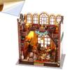 TOPBSFARNY 3D Miniature Books Dollhouse with Tiny DIY Mini Dollhouse Kit with LED 1:24 Scale Amazing Birthday or Valentines Day Gift view 1