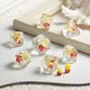 Chips DND Dice Set, DNDND 7PCS Resin Polyhedral Die with Velvet Bag for D&D Role Playing Games and Tabletop GamesChips view 2