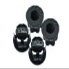 Aluminum 7075-T6 Wheel Lock for Traxxas 1:10 E-Revo 2.0 VXL-86086-4 / Maxx with WideMAXX-89086-4/1:8 4WD Sledge-95076-4 Monster Truck Upgrades - Black view 1