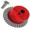 Rcarmumb Upgrades Part for 1/10 Granite/Senton/Vorteks/Big Rock 3S BLX,1/10 Outcast/Kraton 4S BLX 4X4,1/8 Vendetta/Typhon 3s blxSteel 37T Main Gear & Differential Case & Input Gear 13T,Red view 1