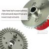 Rcarmumb Upgrades Part for 1/10 Granite/Senton/Vorteks/Big Rock 3S BLX,1/10 Outcast/Kraton 4S BLX 4X4,1/8 Vendetta/Typhon 3s blxSteel 37T Main Gear & Differential Case & Input Gear 13T,Red view 4