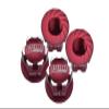 Aluminum 7075-T6 Wheel Lock for Traxxas 1:10 E-Revo 2.0 VXL-86086-4 / Maxx with WideMAXX-89086-4/1:8 4WD Sledge-95076-4 Monster Truck Upgrades - Red view 1