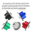 Rcarmumb Upgrades Part for 1/10 Granite/Senton/Vorteks/Big Rock 3S BLX,1/10 Outcast/Kraton 4S BLX 4X4,1/8 Vendetta/Typhon 3s blxSteel 37T Main Gear & Differential Case & Input Gear 13T,Blue view 3