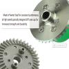 Rcarmumb Upgrades Part for 1/10 Granite/Senton/Vorteks/Big Rock 3S BLX,1/10 Outcast/Kraton 4S BLX 4X4,1/8 Vendetta/Typhon 3s blxSteel 37T Main Gear & Differential Case & Input Gear 13T,Green view 4