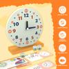 Wooden Toys for Learning Clock Game Set - 29 Piece,Learning Clocks for Kids, Clocks and Time Teaching Aids for Pen Included, Homeschool Supplies-Telling Time Teaching Clock for Kids Ages 3+ view 4