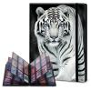 Rossy Trading Card Binder,9 Pocket Waterproof Trading Card Binder Card Collection Binder Album Folder with 360 Double Sided Pocket Album for Standard Size Cards Sports Cards Football Cards,White Tiger view 1