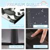 Rossy Trading Card Binder,9 Pocket Waterproof Trading Card Binder Card Collection Binder Album Folder with 360 Double Sided Pocket Album for Standard Size Cards Sports Cards Football Cards,Cute Pandas view 3