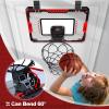 Basketball Hoop Indoor for 5 6 7 8 9 10+ Year Old Boys Kids, Mini Basketball Hoop with Electronic Scoreboard Over The Door, Sport Toys Birthday Gift view 3