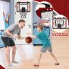 Basketball Hoop Indoor for 5 6 7 8 9 10+ Year Old Boys Kids, Mini Basketball Hoop with Electronic Scoreboard Over The Door, Sport Toys Birthday Gift view 4