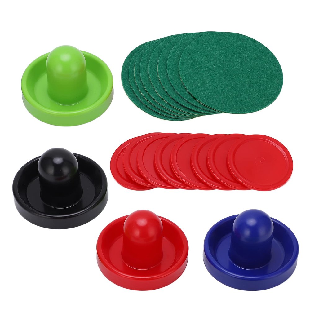 Table Hockey Pushers Pucks Set, Table Hockey Pushers Set Thick Lightweight for Competition for Board Games