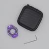 Adult Ring Gyro Metal EDC Novel Decompression Toy for Anxiety Alleviation Therapy, for Adults and Adolescents (Violet) view 2