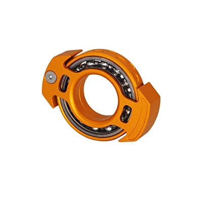 Adult Ring Gyro Metal EDC Novel Decompression Toy for Anxiety Alleviation Therapy, for Adults and Adolescents (Orange)