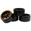4Pack Vgoohobby Alloy 1.9" RC Beadlock Wheels Rims 8-Spoke Compatible with Axial SCX10 AXI03007 90046 Traxxas TRX4 Tamiya CC01 RC4WD D90 1/10 RC Crawler Car (Yellow) view 2