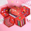 Coloring kit (46pcs) for kids, crayons, waterproof brush pens, color pencils (Cars) view 1