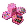 Coloring kit (46pcs) for kids, crayons, waterproof brush pens, color pencils (Cars) view 2