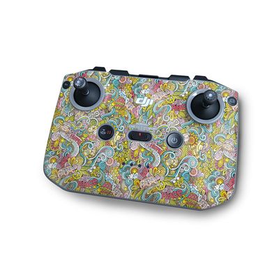 MightySkins Glossy Glitter Skin Compatible with DJI RC-N1 Controller - Ultra Hippie | Protective, Durable High-Gloss Glitter Finish | Easy to Apply | Made in The USA