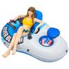 2026 New & Upgraded Sunlite Sports Heavy Duty River Tube Inflatable, Premium Water Float to Lounge Above Lake and River, Outdoor Water Raft Sport Fun, Recreational Use view 1