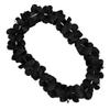 blinkee 12 Pack - Amelia Luau Hawaiian Black Flower Lei Necklaces - Tropical Accessory for Beach Parties, Surf Events, and Island Style Celebrations view 4