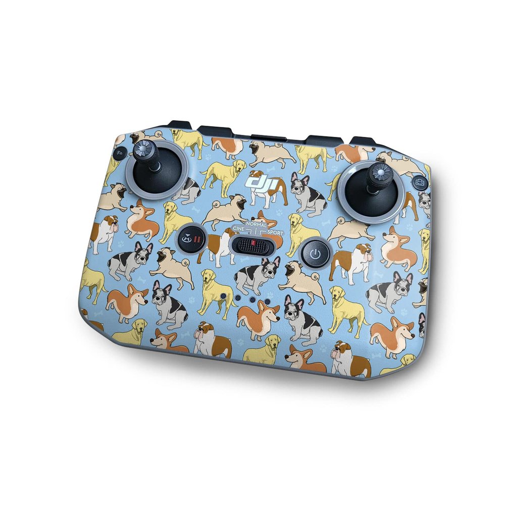 MightySkins Skin Compatible with DJI RC-N1 Controller - Puppy Party | Protective, Durable, and Unique Vinyl Decal wrap Cover | Easy to Apply | Made in The USA