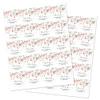 2"" Round Watercolor Wildflowers Thank You Favor Stickers - Set of 40 view 3