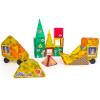Tytan Tiles Construction Site & Trucks 60-Piece Magnetic Tiles Building Set, Fun Kids STEM Toy, Creative Play, Shape & Pattern Recognition, Fine Motor Skills, Includes Storage Bag, Ages 3 and Up view 2