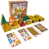Tytan Tiles Construction Site & Trucks 60-Piece Magnetic Tiles Building Set, Fun Kids STEM Toy, Creative Play, Shape & Pattern Recognition, Fine Motor Skills, Includes Storage Bag, Ages 3 and Up view 3