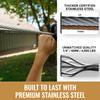 HomeZiplines Zip Line for Kids and Adults up to 350 lbs, 100/150/200 Ft Backyard Zipline Kit with Safety Harness, Quick Setup, Spring Brake System, Cushioned Seat, Rustproof Stainless Steel Cable view 3