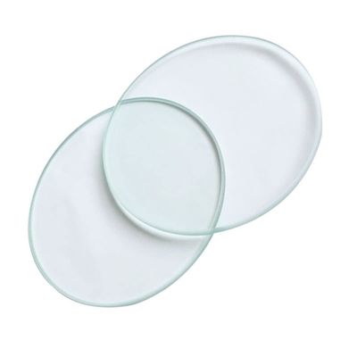Smicroscope Accessories for Adults Microscope Working Stage Diameter 95 mm 100 mm Transparent Working Board Clear Glass Working Stage Round Bottom Specimen Plate for Stereo Microscope Microscope (Siz