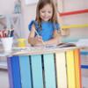 kids wooden rocker, kids rocker toy, Kids rainbow rocker, Wooden Climbing Toys view 4