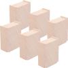 Toyvian Wooden Train Bridge Model Multi Level Support Risers Train Track Tunnel Bridge Truss Model Cross Railway Risers 6pcs view 1