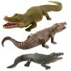 3PCS Safari Animal Figurines Set, Crocodile Animal Figures Toy Gift for Kids view 1