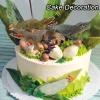3PCS Safari Animal Figurines Set, Crocodile Animal Figures Toy Gift for Kids view 3
