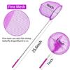 2 Pack Insect Catching Nets, Telescopic Stainless Steel Pole, Fishing Nets,Butterfly Nets, Nature Exploration Toys for Kids Outdoor Playing view 2